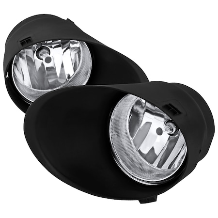 Spec-D Tuning 07-13 Toyota Tundra Clear Fog Light Kit With Wiring LF-TUN07COEM-HZ